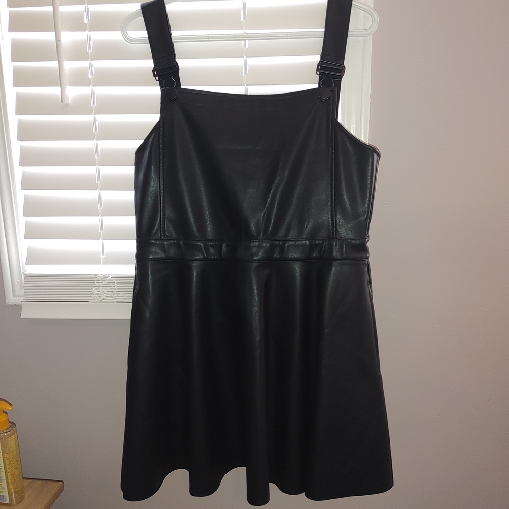 Killstar Black Neve Overall Mini Dress